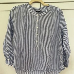 J Crew. Lightweight Striped Blouse